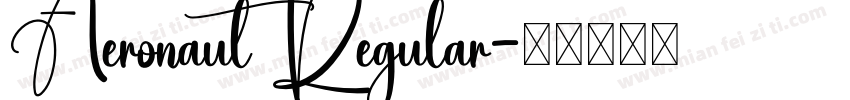 Aeronaut Regular字体转换